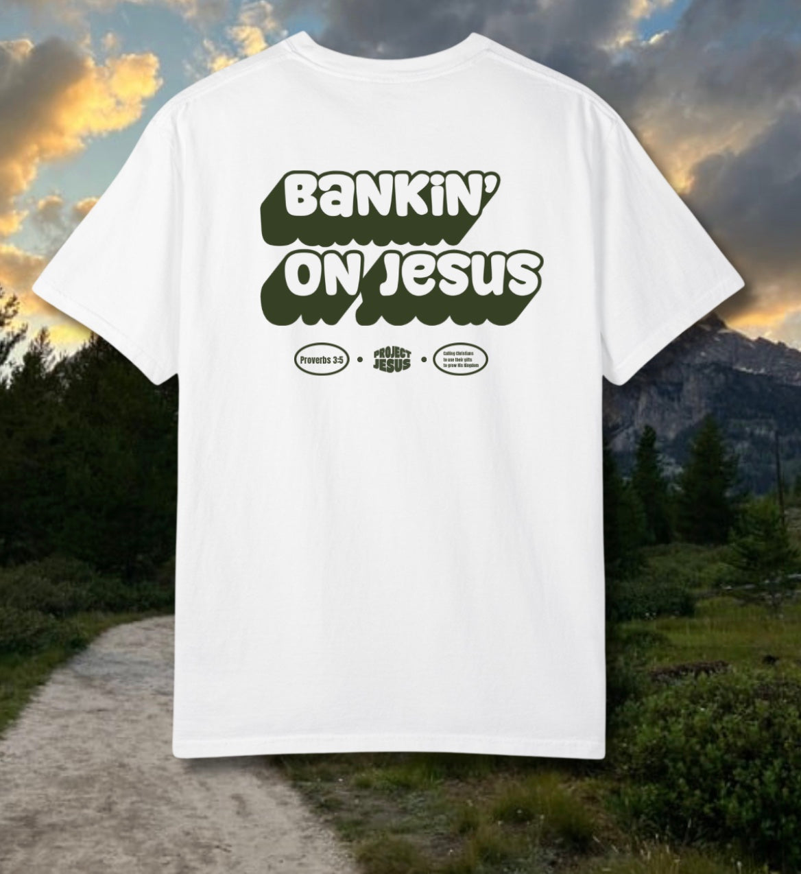 Bankin' on Jesus Short Sleeve Unisex Tee