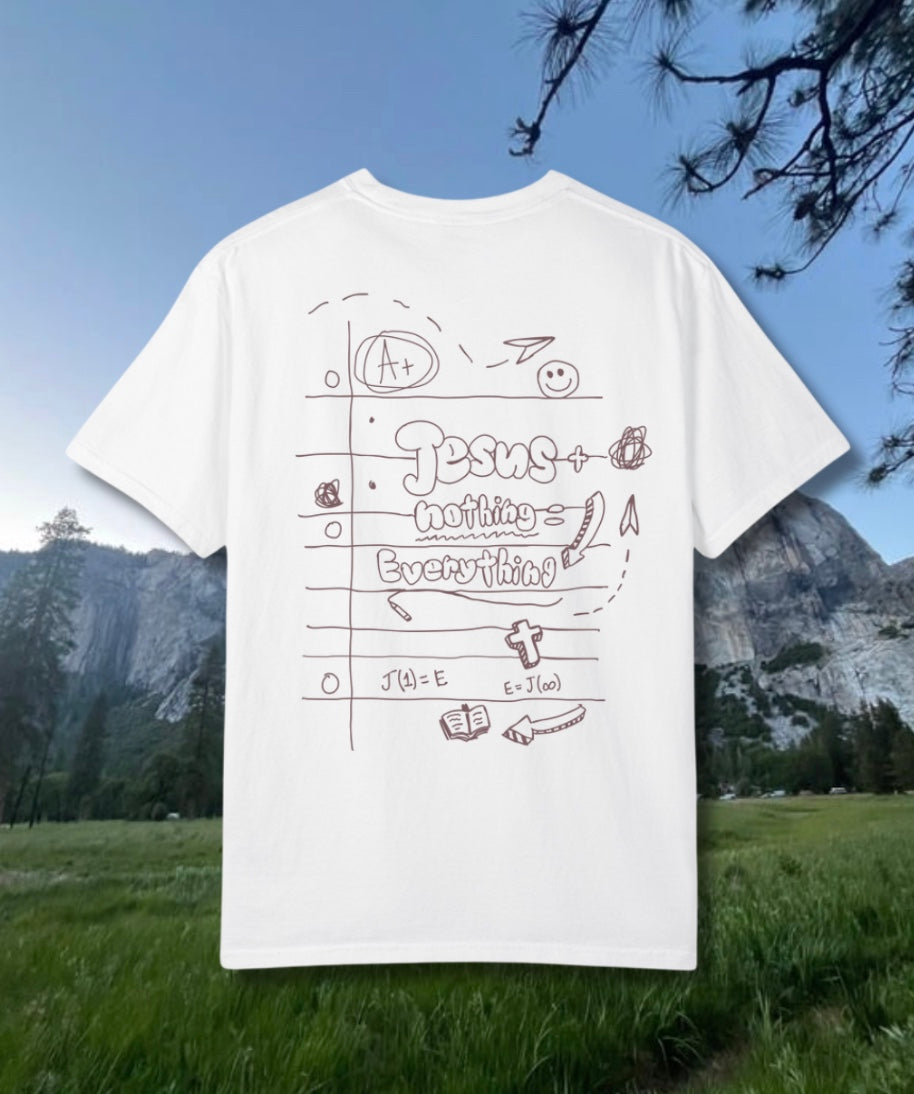 Jesus+Nothing=Everything Short Sleeve Unisex Tee