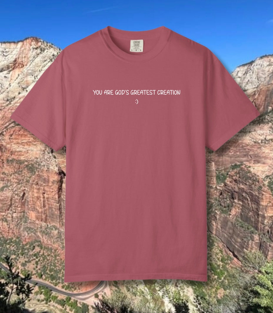 God's Greatest Creation Short Sleeve Tee