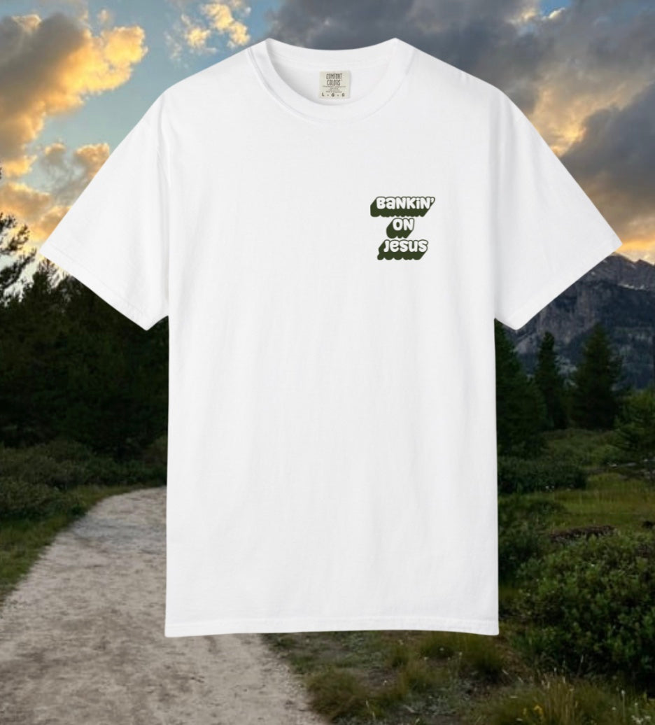 Bankin' on Jesus Short Sleeve Unisex Tee